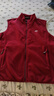 JEEP SPIRIT吉普马甲男抓绒摇粒绒春秋立领无袖背心男装外套 酒红 L 实拍图