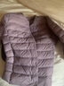 雪中飞轻薄羽绒内胆女式2025年新款秋冬季专柜薄款羽绒服女外套 紫色【新国标90绒】 M (160) 【建议95-105斤】 实拍图
