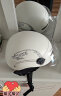 云电威国标3C认证电瓶车头盔电动车安全帽夏季轻便摩托车半盔白超大号 实拍图