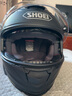 SHOEI头盔gt-air2代日本原装进口防雾摩托车头盔全盔双镜片男女 哑黑(配原厂防雾贴） M(适合54-57头围） 实拍图