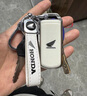 郡昂适用25款新大洲本田NS150GX钥匙包套踏板摩托车NPF125遥控钥匙扣 B款白色(背标)+圆环挂扣 实拍图