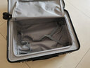 越梦前开盖全铝镁合金行李箱高端商务侧开拉杆箱飞机登机箱20寸22男女 爵士黑 22英寸 -可装15-16寸电脑 可登机 实拍图