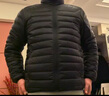 京东京造穿山甲轻薄羽绒服 立领白鸭绒户外秋冬外套短款男 黑色 XL 实拍图