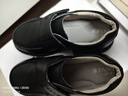 百丽童鞋男童皮鞋牛皮学生演出鞋男孩表演鞋春秋单鞋中大童 黑色30 实拍图