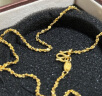 周生生母亲节礼物黄金项链 满天星足金百搭素链女款09263N 计价45厘米4.7克 实拍图