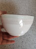 嘉兰陶瓷碗家用加厚吃饭碗简约北欧小清新金边餐具面碗组合 5英寸饭碗6个 实拍图