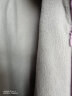 BURLEMON加绒外套风衣男女冲锋衣单层秋冬防风保暖软壳工装韩版户外夹克 9930S香芋紫-女【纯色】 2XL 实拍图