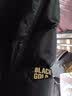 高梵黑金鹅绒服女王3.0八格收腰羽绒服女中长款冬厚外套 黑色 S 实拍图