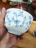 千代源光峰小蓝芽线唐草茶杯茶壶 日本原装进口陶瓷品茗杯日式茶具套装 线唐草茶杯 实拍图