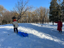 致绪滑雪板滑雪车加厚雪片小孩成人滑沙板雪橇车单板滑草板双人滑板车 成人款【2个】 实拍图