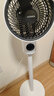 康佳（KONKA）空气循环扇电风扇家用大风力遥控落地扇涡轮换气扇办公室宿舍立式轻音风扇 语音八字摇头加高款 实拍图