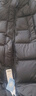 森马（Semir）90%鸭绒羽绒服女长款宽松显瘦冬季轻暖连帽外套防水109724113001 实拍图