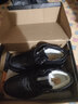 戈耐棉鞋真皮冬天季加绒加厚保暖防滑软底商务休闲棉皮鞋二棉爸爸鞋子 黑色 真皮加绒款 43 码 (265mm) 实拍图