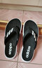 adidas COMFORT FLIP拖鞋人字拖男女阿迪达斯官方轻运动EG2069   黑色/白色(推荐选大一码)   44.5 实拍图