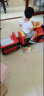 齐选儿童电动四轮驱动复古小火车可坐双人宝宝音乐喷雾可遥控电动车 中国红火车头+车厢 晒单实拍图