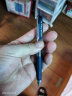 三菱（uni）UMN-138按动中性笔0.38mm财务办公考试笔(替芯UMR-83)蓝黑色5支装 实拍图