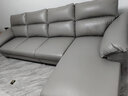 芝华仕（CHEERS）宜居布沙发现代简约科技布艺带妃位中大户型客厅家用芝华士6301 浅灰色生态云皮3.11m四人右脚位 延期发货（详询客服） 实拍图