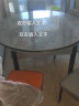 莱仕达京东居家优选岩板餐桌椅组合伸缩家用实木饭桌子LSD01 1.35+6+转 实拍图