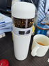 特美刻（TOMIC）离保温杯女高颜值泡茶杯办公室便捷焖茶杯水杯定制礼品伴手礼 【纯钛内胆】知性白450ml 实拍图