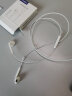 HYUNDAI现代HY3半入耳式线控有线耳机手机耳机音乐耳机3.5mm接口电脑笔记本手机适用白色 实拍图
