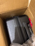爱华仕行李箱20可登机女生拉杆箱大容量24寸旅行箱学生密码箱旅游皮箱子 【青春版】黑色 20英寸 （+20%容量）登机箱 实拍图