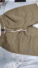 马登工装法式卡其色纯棉运动短裤男帆布休闲直筒五分裤男士夏季  卡其色 S 实拍图