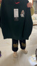暇步士（Hush Puppies）童装儿童男童毛衣冬季新款男大童简约舒适针织衫 丛林绿 130 实拍图