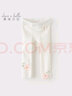 戴维贝拉（DAVE＆BELLA）舞蹈袜儿童袜子女童连裤袜婴儿宝宝童袜春秋打底裤白袜子幼儿丝袜 米白【DB1248409】 1-1.5岁 80cm（建议身高73-80cm） 实拍图