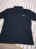李宁（LI-NING）短袖t恤男夏季polo衫修身翻领运动服休闲T恤冰丝速干男装上衣 polo衫黑色 XL (180/96A) 实拍图
