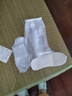 德力普（Delipow）防雨鞋套 男女成人学生加厚底防水防滑高筒雨鞋套便携式雨靴套 高筒加厚底雨鞋【白色】 M(适合37-38码) 实拍图