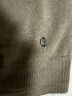 鄂尔多斯1980【挚简系列】男装半高领羊绒针织衫基础款纯色针织毛衣男套衫 棕绿 180/100A/XL 晒单实拍图