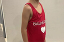 范德安（BALNEAIRE）高端小红心系列女童连体泡温泉防晒度假泳衣训练 苹果红 110 实拍图