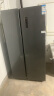 美菱（MeiLing）冰箱632升两门对开门双开门家用超大容量冰箱二门双门一级能效双变频节能风冷无霜净味超薄电冰箱 BCD-632WPUCX典雅灰 实拍图