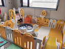 幼贝臣儿童游戏围栏宝宝婴儿爬行学步安全护栏室内游乐场玩具生日礼物 200x240秋千摇马滑梯收纳柜画板球池4cm地垫 萌鸭黄白款组合围栏 实拍图
