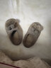 迪芙熙女生拖鞋可爱卡通冬季毛绒棉拖鞋女室内防滑保暖少女心月子居家棉 咖啡色 38 39码(适合37/38脚穿) 实拍图