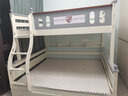 欧梵森（OUFANSEN）实木上下床双层床儿童床小户型橡胶木上下铺两层高低床 直梯款（配5CM床垫） 上铺宽150cm*下铺宽180cm 实拍图