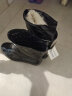 回力雨鞋女士款保暖时尚雨水鞋靴防水不易滑加绒加棉HL523粉点黑39码 实拍图