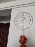 天王星（Telesonic）挂钟客厅卧室立体浮雕时钟创意挂墙表扫秒机芯免打孔石英钟表33cm 实拍图