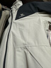 骆驼（CAMEL）三合一冲锋衣户外登山服防风防水保暖潮牌运动外套 A1W231117Z，米灰/黑色男女同款 S 实拍图