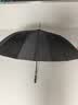 24骨长柄雨伞大号男士自动加固暴雨加大黑色直杆伞男晴雨直柄超大 经典黑【自动24骨-子弹头-直柄】 实拍图