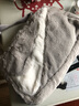 耐克（NIKE）男女斜挎包 时尚可爱手提包毛绒包休闲包DQ5804-012 灰 实拍图
