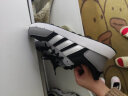 adidas RUN50S休闲简约舒适复古跑步鞋女子阿迪达斯官方轻运动 黑色/灰色/银色 36.5 实拍图