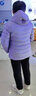 鸭鸭（YAYA）2023年秋冬轻薄羽绒服女短款百搭连帽保暖外套 紫色 M  实拍图