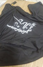 栢斐荻短袖T恤男新款休闲百搭夏季大码宽松五分袖ins港风学生嘻哈短袖潮 C17  黑色 XL 实拍图