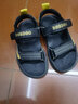 巴布豆童鞋男童凉鞋夏季新款中大童孩子防滑耐磨轻便软底男孩儿童沙滩鞋 BBD-XT0173黑金 30码 鞋内长19cm 实拍图