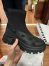 思加图冬季新款厚底弹力袜靴瘦瘦靴女短靴子EFU02DD2 黑色 35 晒单实拍图