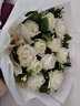 维尔斯全国鲜花同城配送满天星玫瑰碎冰蓝花束生日鲜花小时达礼物 【芳香四溢】11朵白玫瑰+茉莉花 今日达|次日达|其他时间联系客服 实拍图