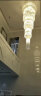 思洛迪 别墅楼梯金色水晶灯 复式楼梯灯长吊灯 现代简约客厅楼中楼大吊灯 直径80 高度3米 送三色调光LED 晒单实拍图