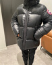 加拿大鹅（Canada Goose）Crofton 男女同款 短款户外休闲外套大鹅羽绒服 2252M 61 黑色 S 晒单实拍图