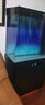 汉霸超白玻璃鱼缸 生态底滤循环系统 鱼缸客厅 家用智能懒人 水族箱 黑+黑 靠墙款0.8米长x36cm宽x70cm+76cm高 实拍图